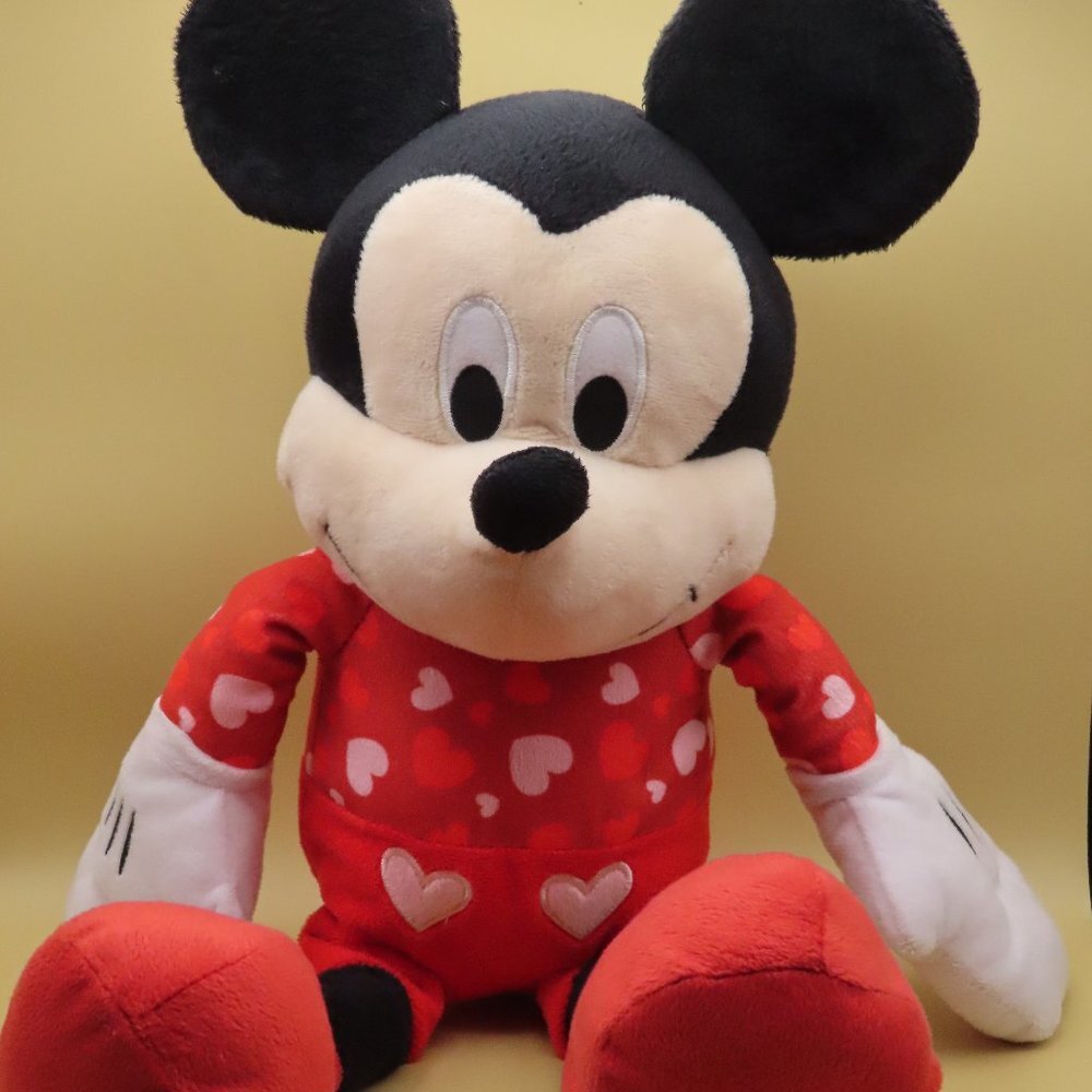 Disney Mickey Mouse Valentine’s Day Plush Large 19” 2022